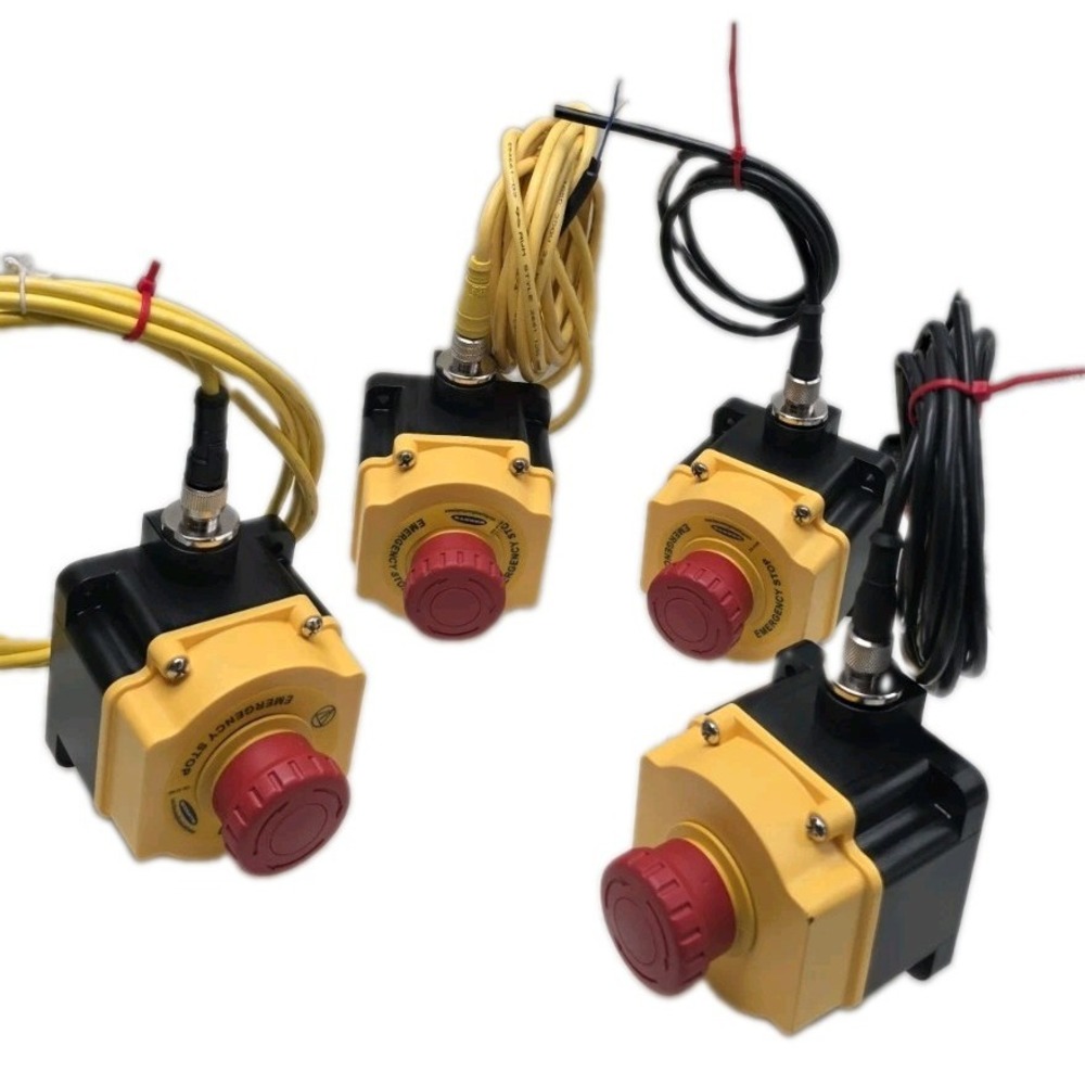 4pc Banner SSA-EB1P-02ED1Q4 Flush-Mount Emergency Stop Push Button